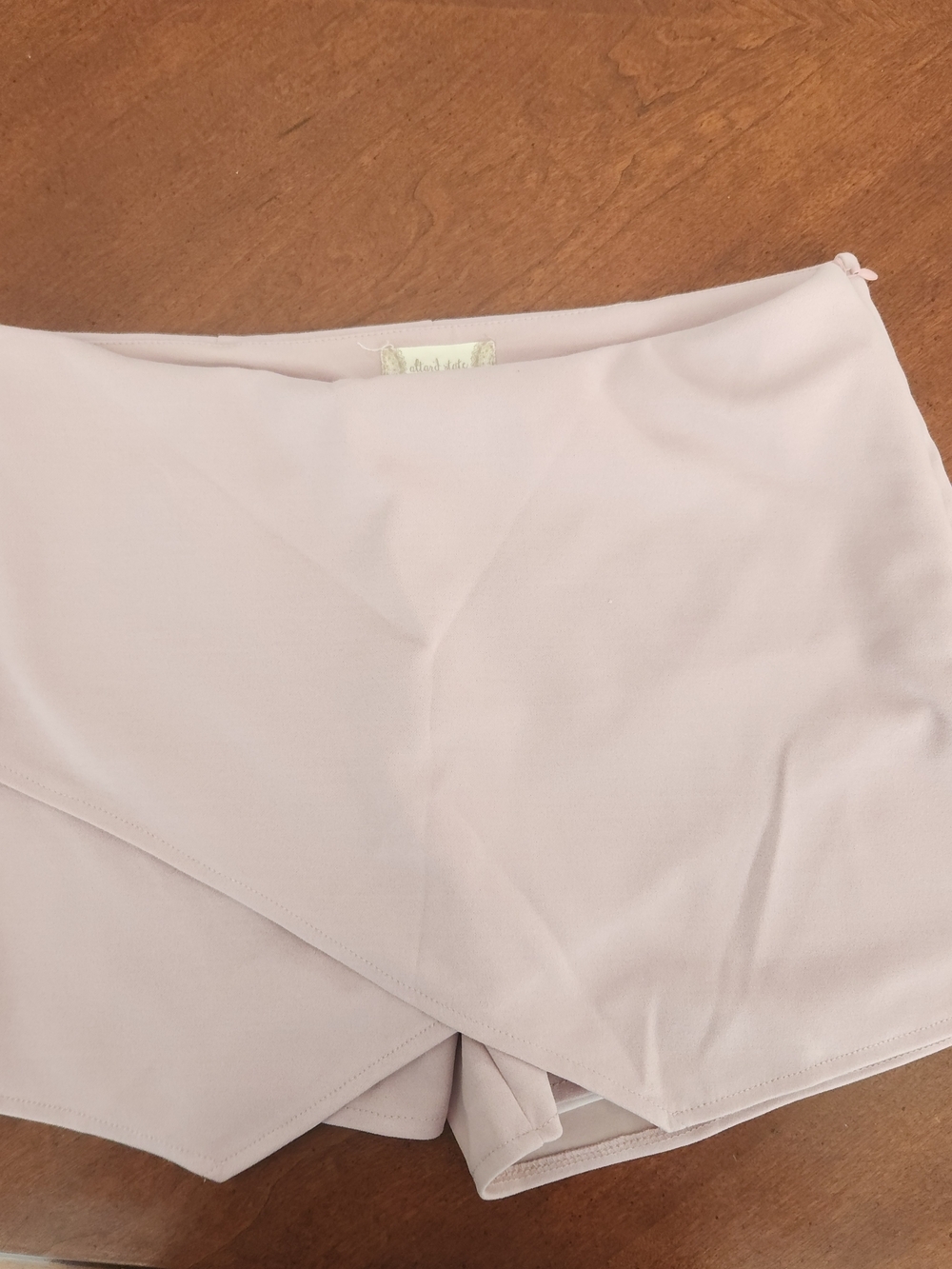Altar'd State Light Blush Pink Wrap Front Womens Shorts